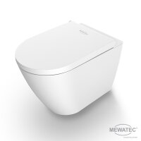 MEWATEC Memphis Basic Dusch WC Komplettanlage bodenstehend, spülrandlos